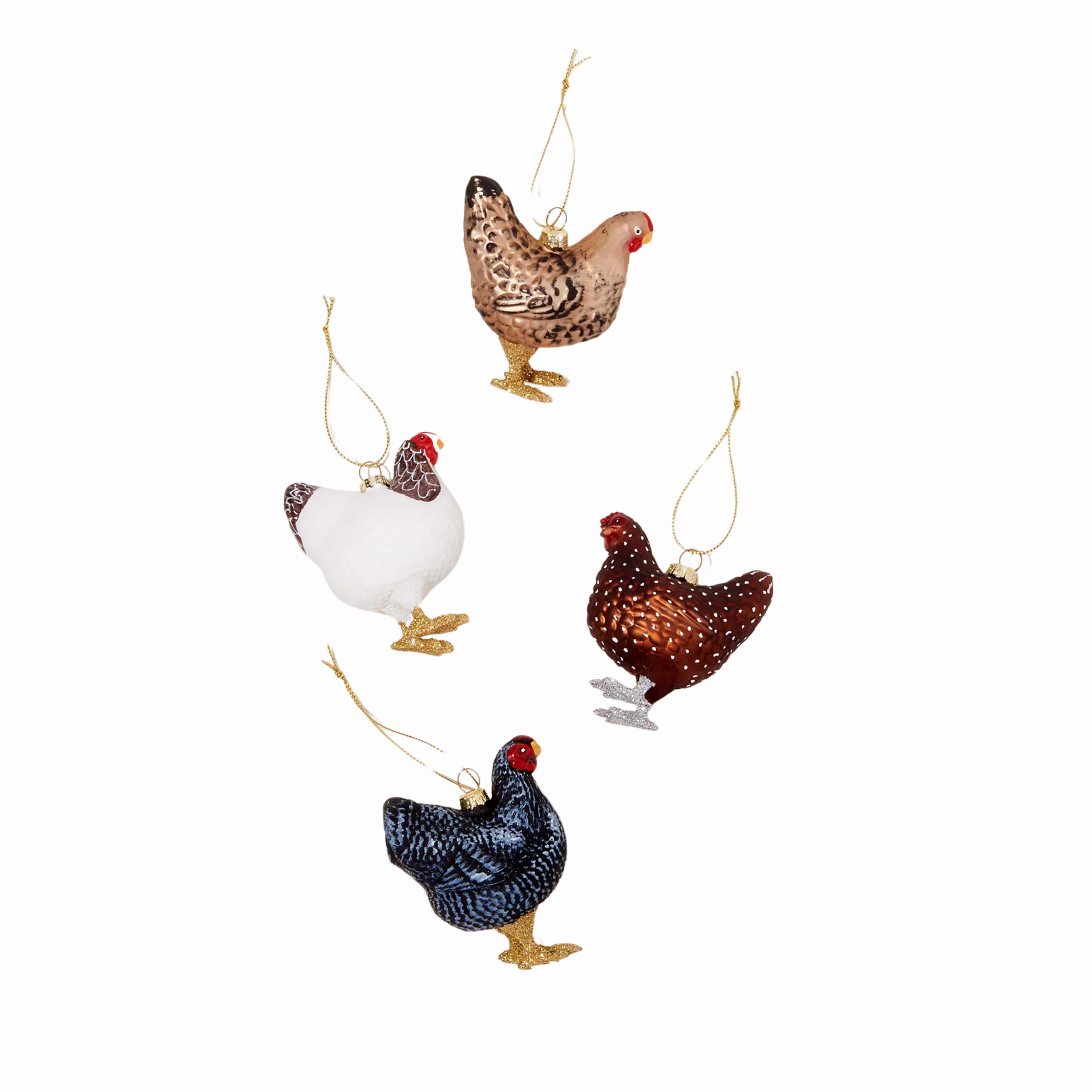 Farmhouse Hen Ornament minimalist art object  