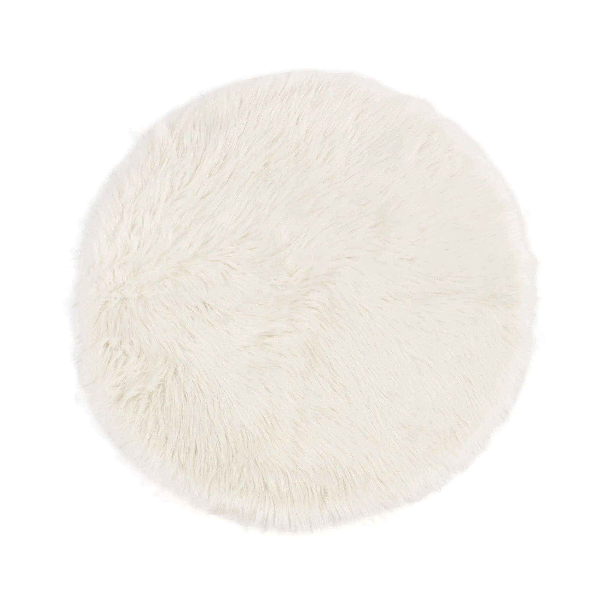 Farmo Round Rug 1000 White neutral everyday carpet