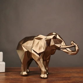 Fashion Abstract Gold ceramic table ornament