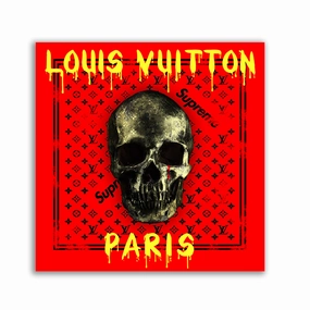 Fashion Skull by Frank Amoruso framed mural artwork