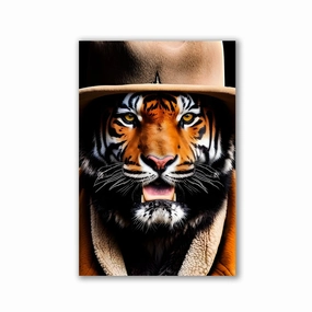 Fashionable Wildness by Adrian Vieriu framed mural artwork