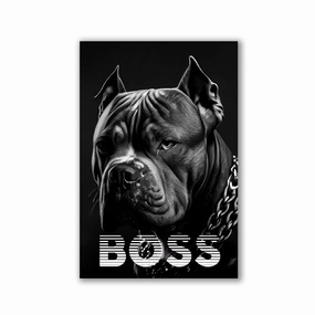 Fearless Boss by Adrian Vieriu framed mural artwork