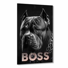 Fearless Boss by Adrian Vieriu Ros on Acrylic framed mural artwork
