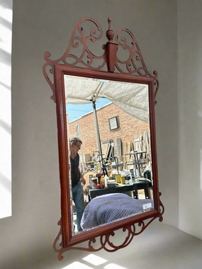 FEDERAL STYLE MIRROR WITH OPEN PEDIMENT artistic wall mural