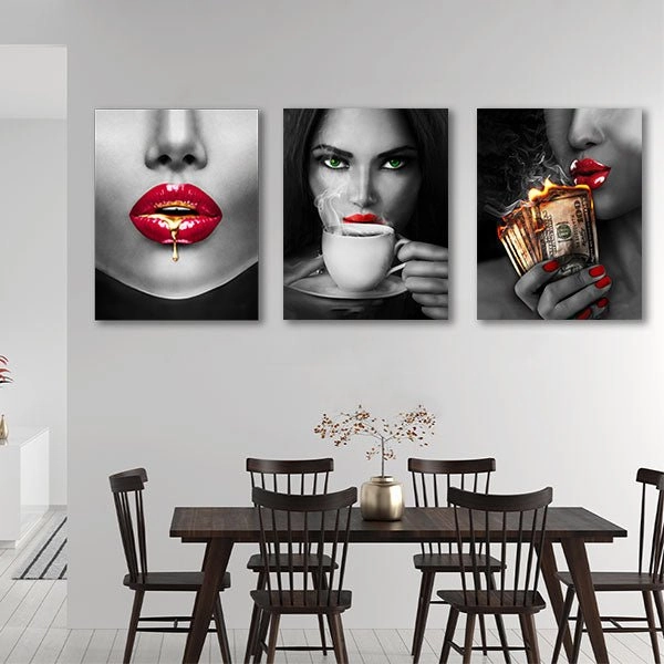 Female - Triptych by David Drake 