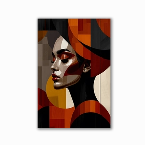 Female Elegance by Adrian Vieriu framed mural artwork
