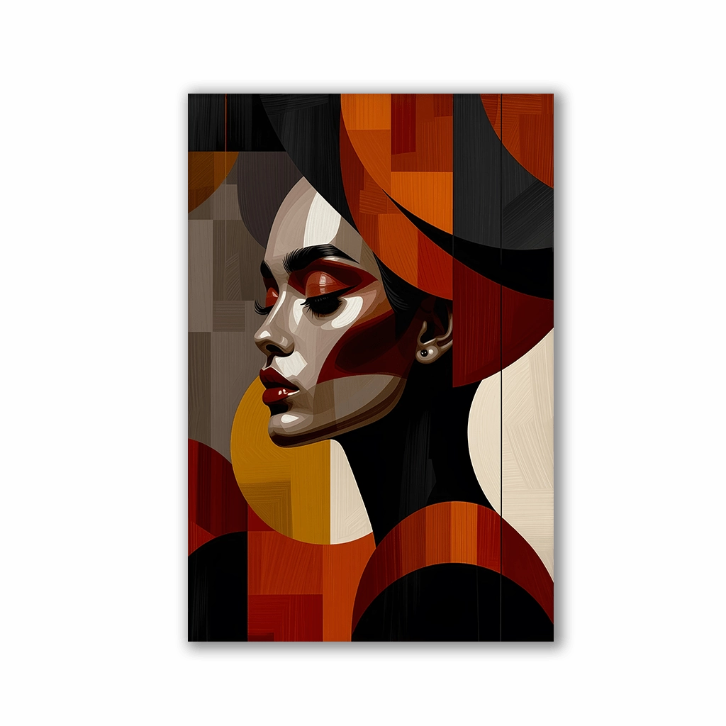 Female Elegance by Adrian Vieriu framed mural artwork