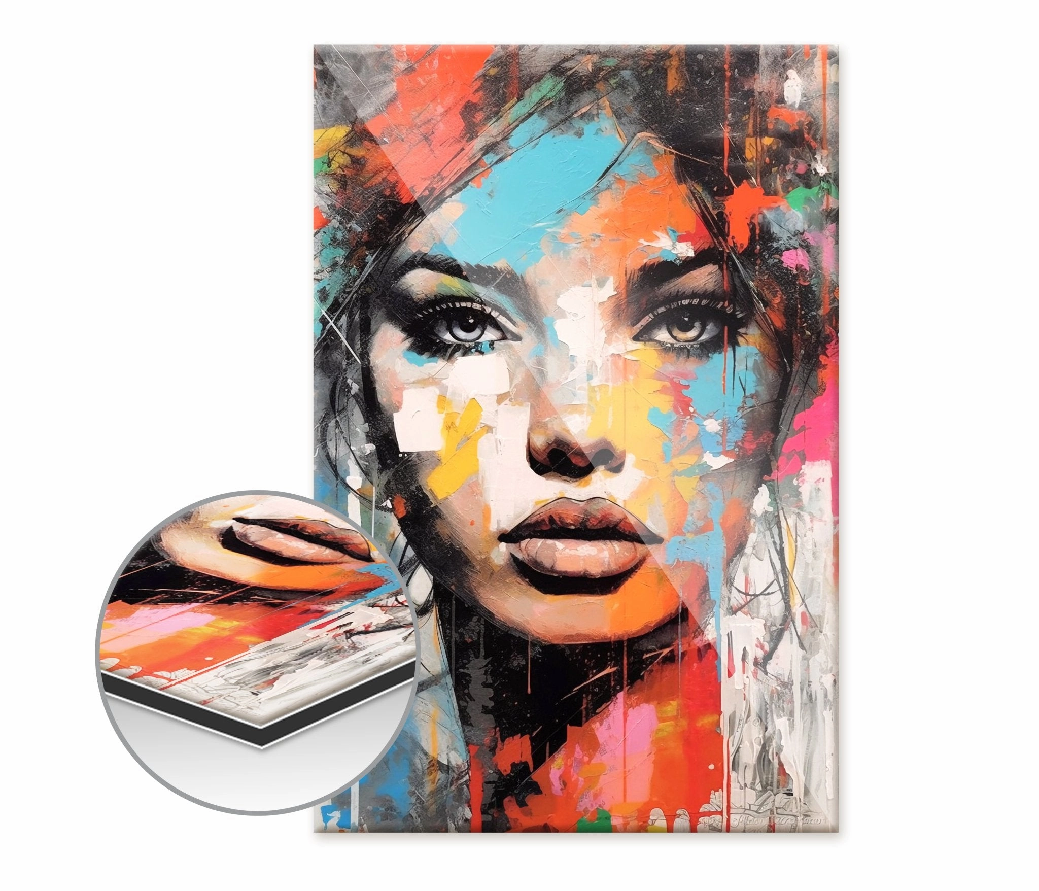 Female Pop Art by Rosa Piazza 