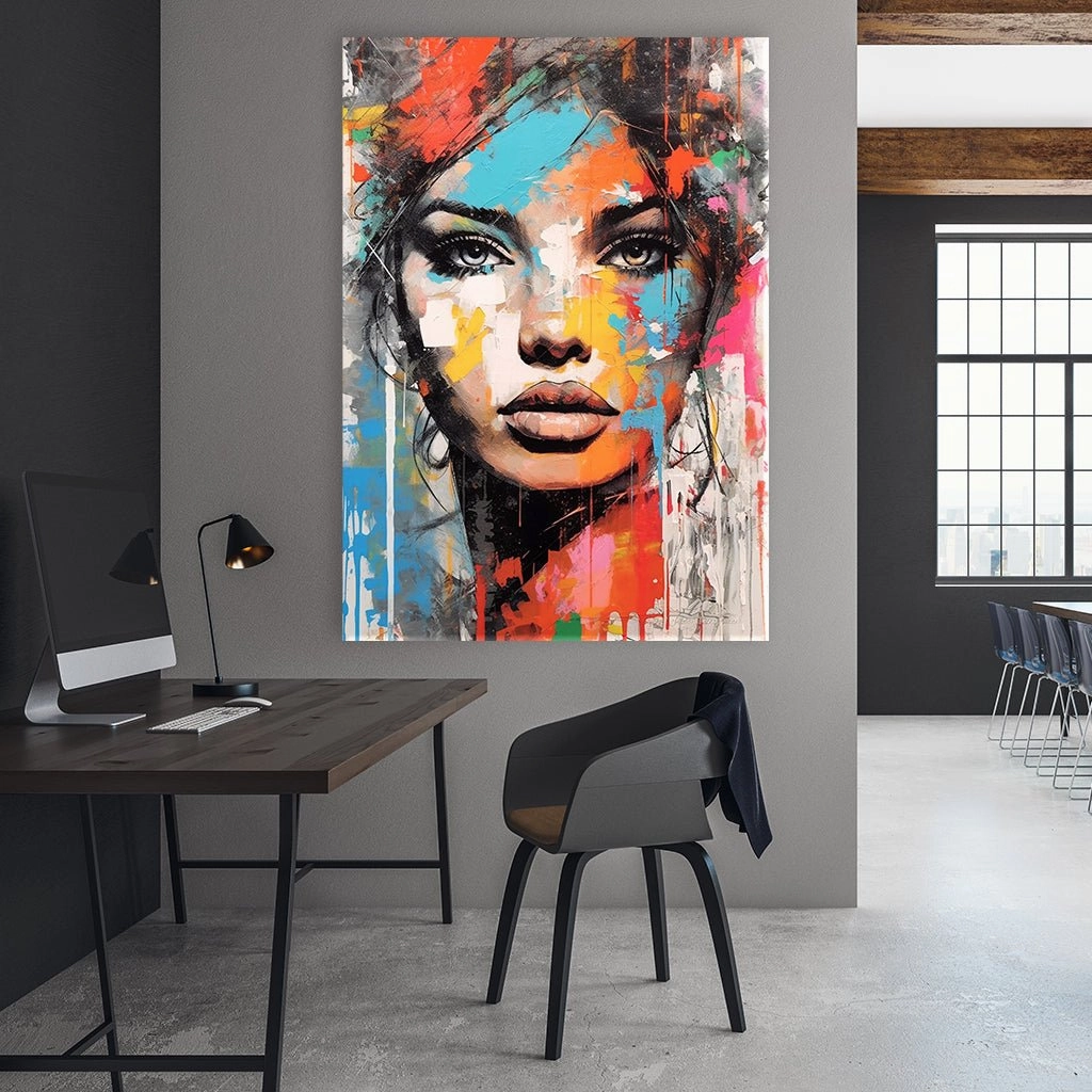 Female Pop Art by Rosa Piazza 