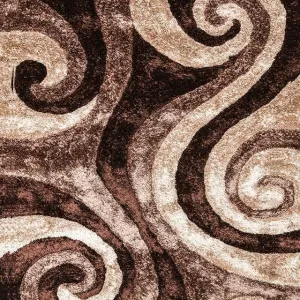 Fermont Brown Beige 5' X 8' Area Rug neutral everyday carpet