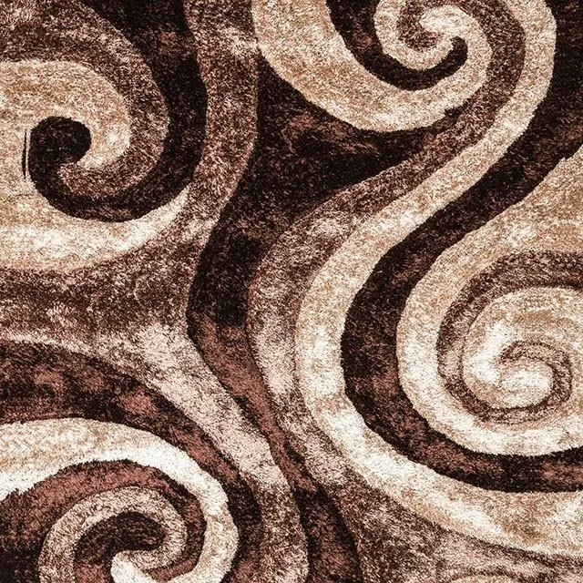 Fermont Brown Beige 5' X 8' Area Rug neutral everyday carpet