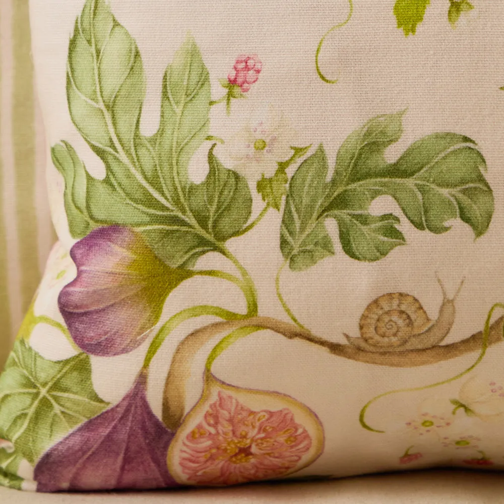 Fig Gardens Printed Cushion Purple