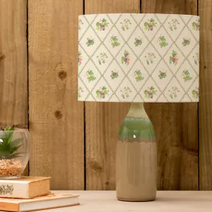 Fig Trellis Eva & Narvi Complete Table Lamp Jade/Cream modern fashion rug  