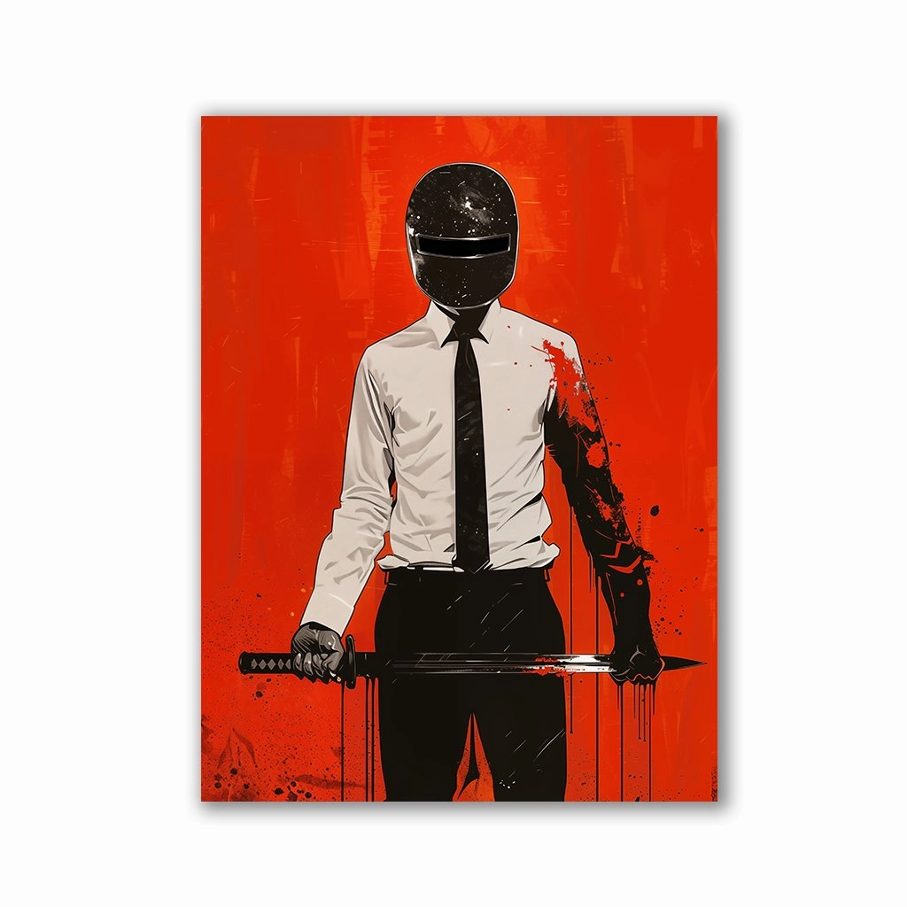 Fight by Frank Daske framed mural artwork