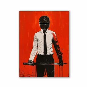 Fight by Frank Daske framed mural artwork