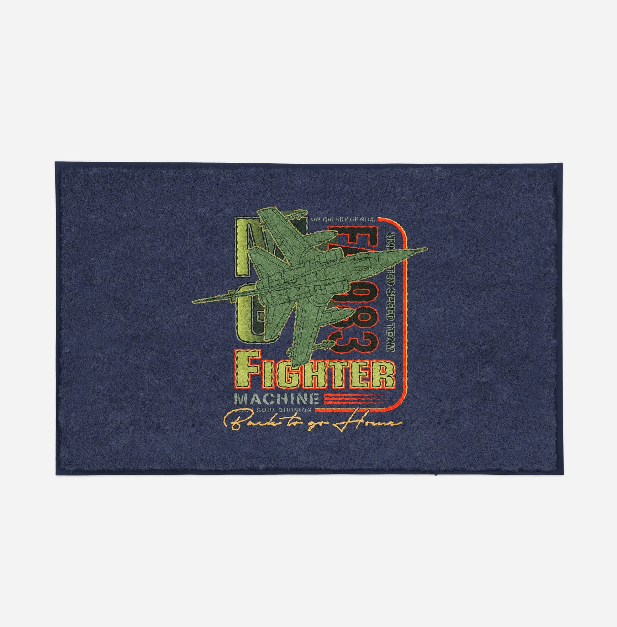 Fighter Machine Designed Door Mats