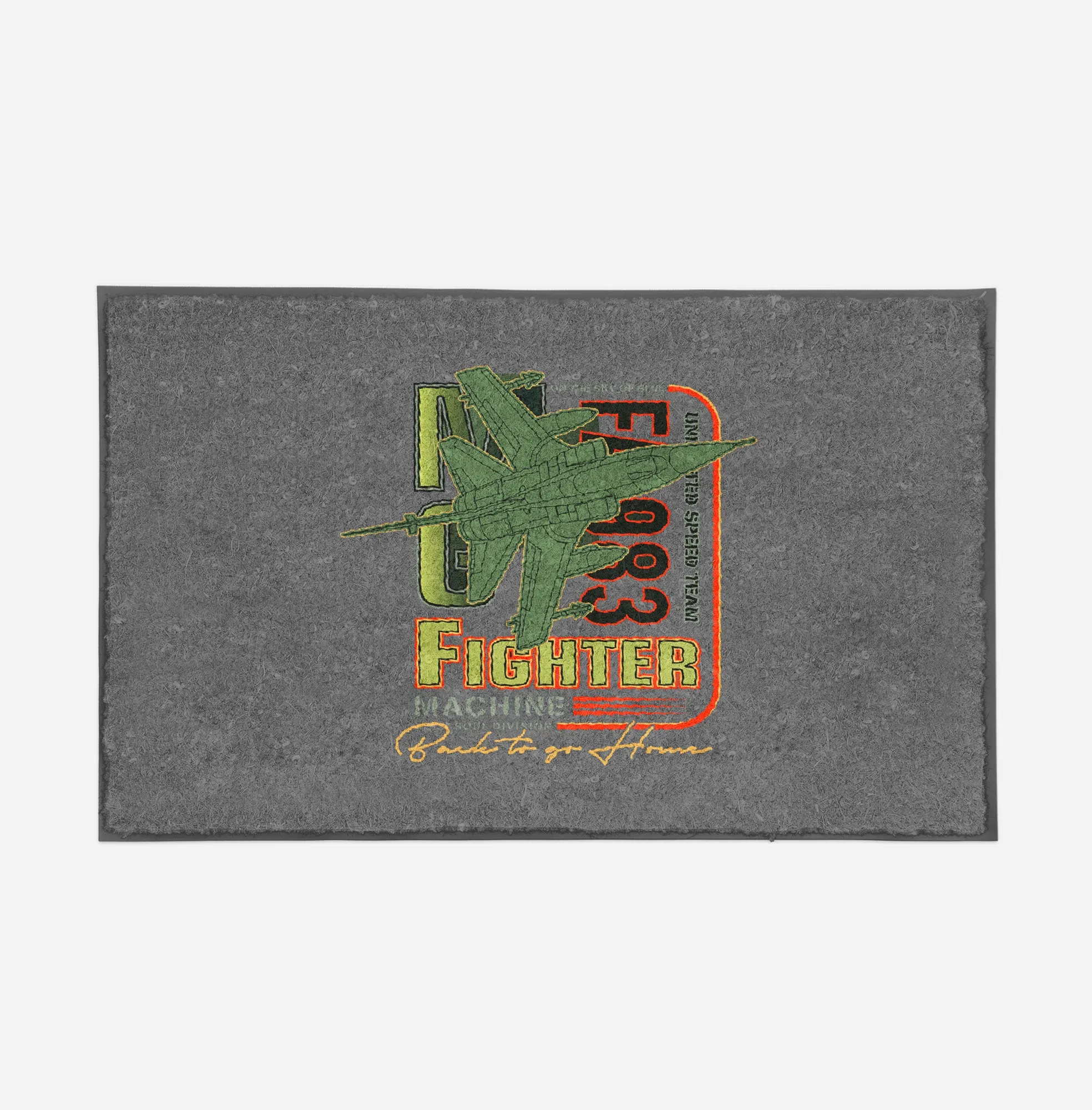 Fighter Machine Designed Door Mats