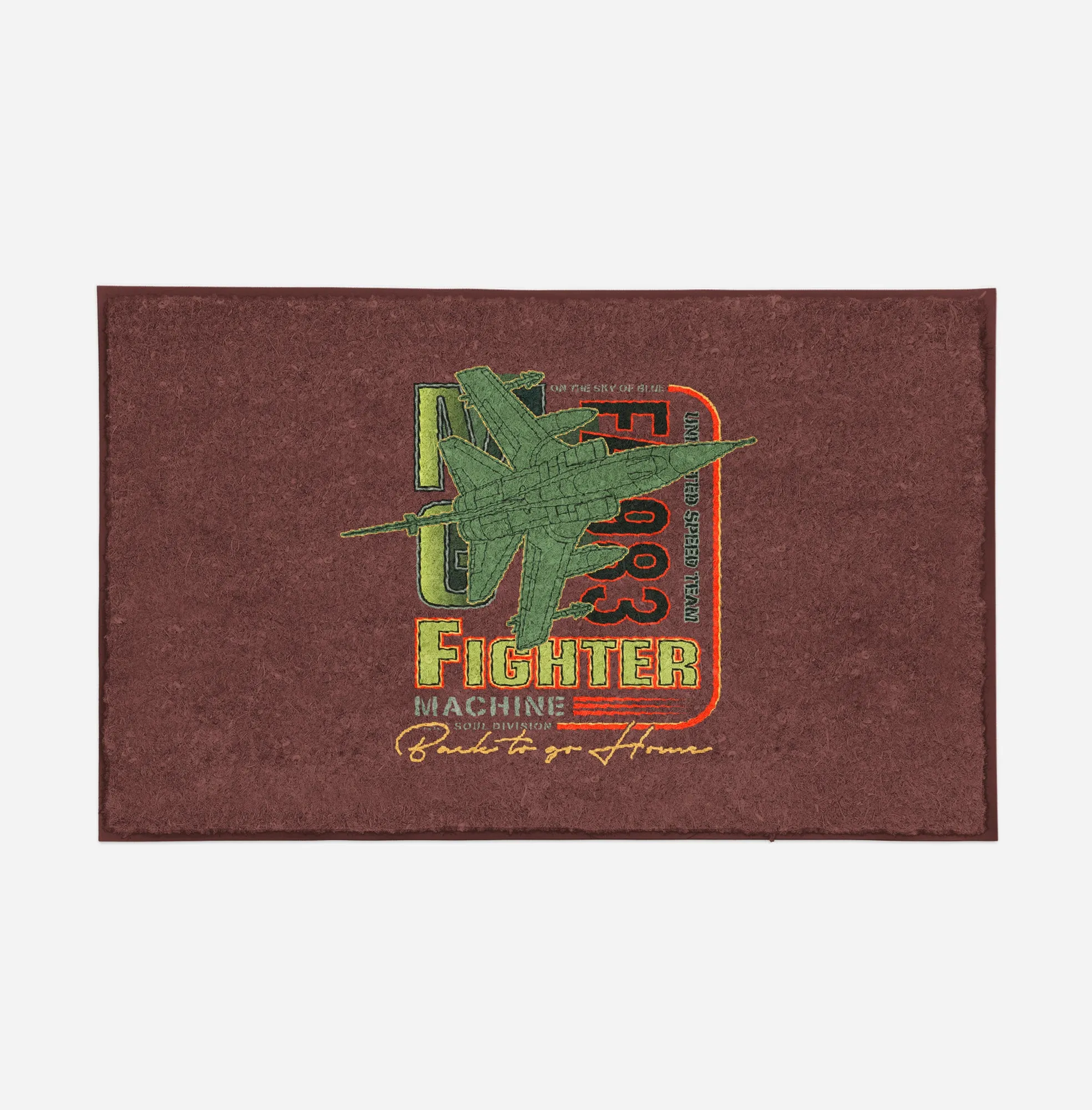 Fighter Machine Designed Door Mats