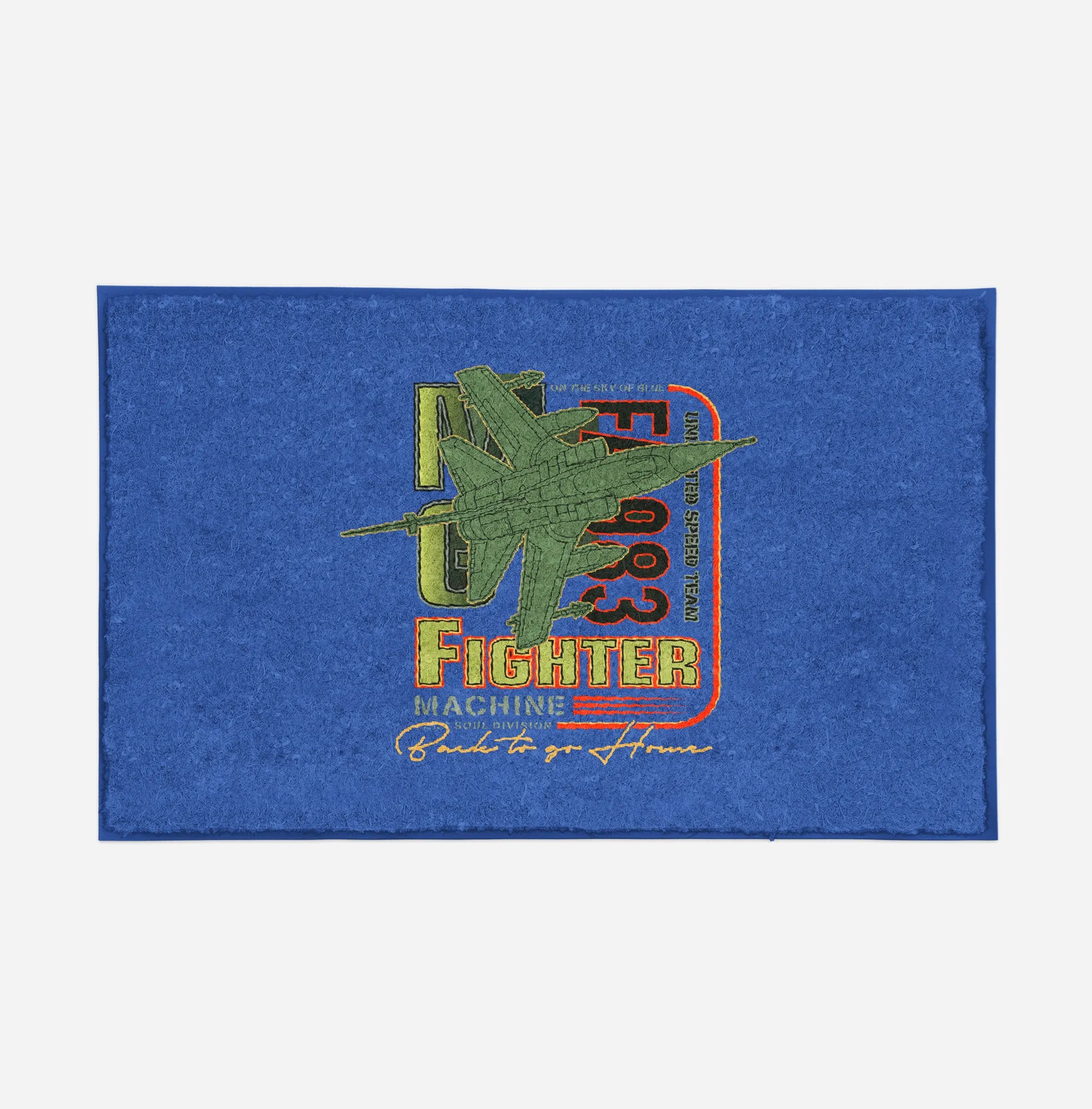 Fighter Machine Designed Door Mats