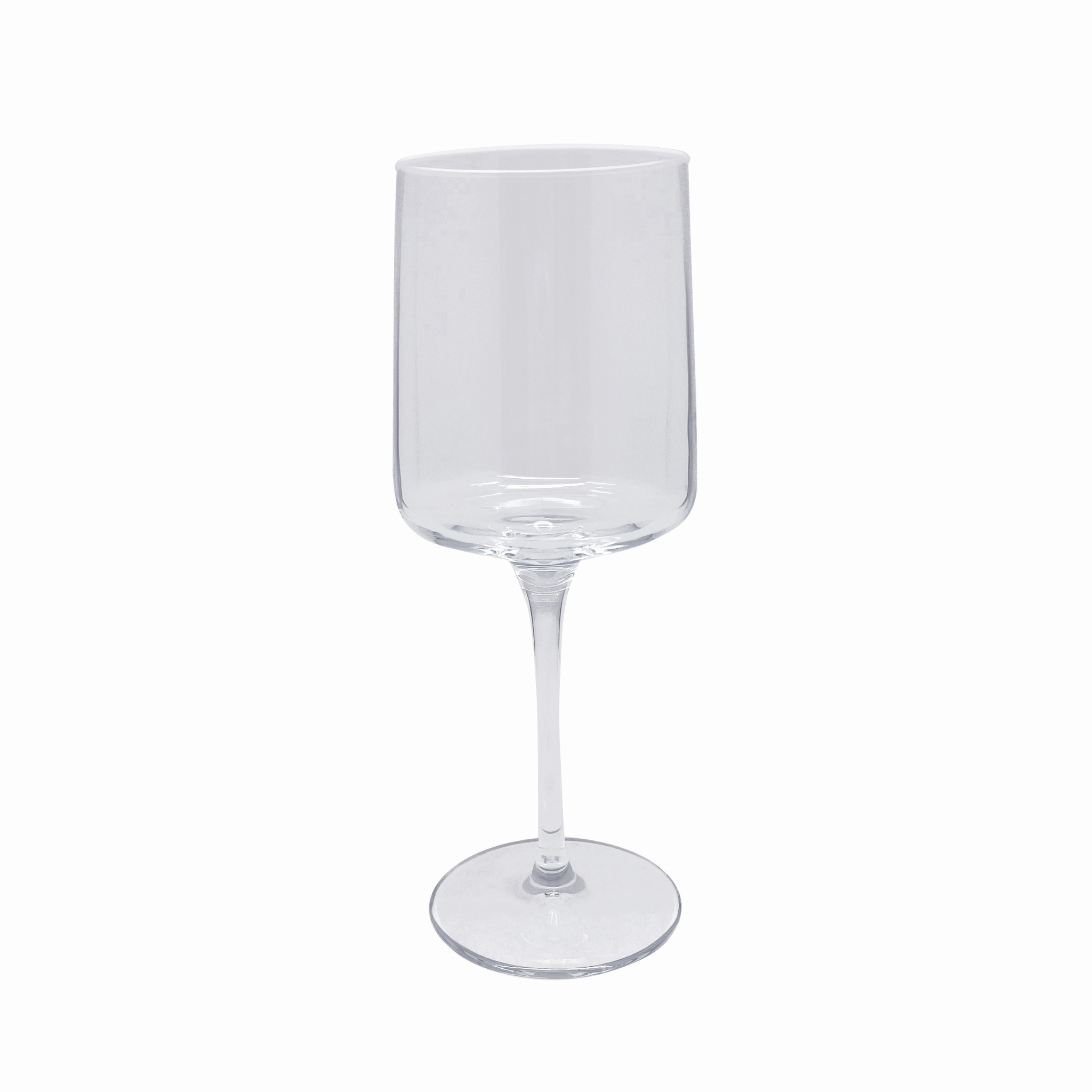 Fine Line Clear With White Rim Wine Glass, Set of 4 cute desktop display