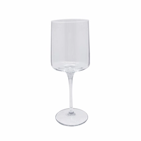 Fine Line Clear With White Rim Wine Glass, Set of 4 cute desktop display