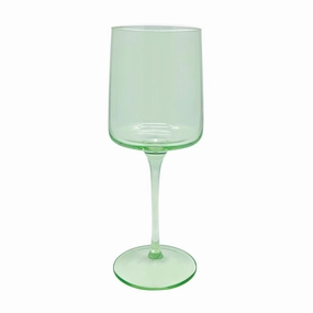 Fine Line Light Green With White Rim Wine Glass, Set of 4 cute desktop display