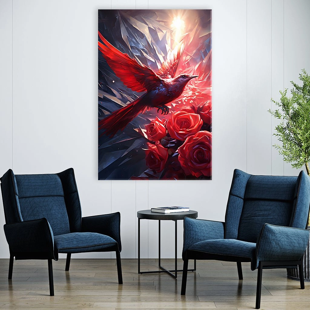 Firebird in Roses by Markus Mikolai