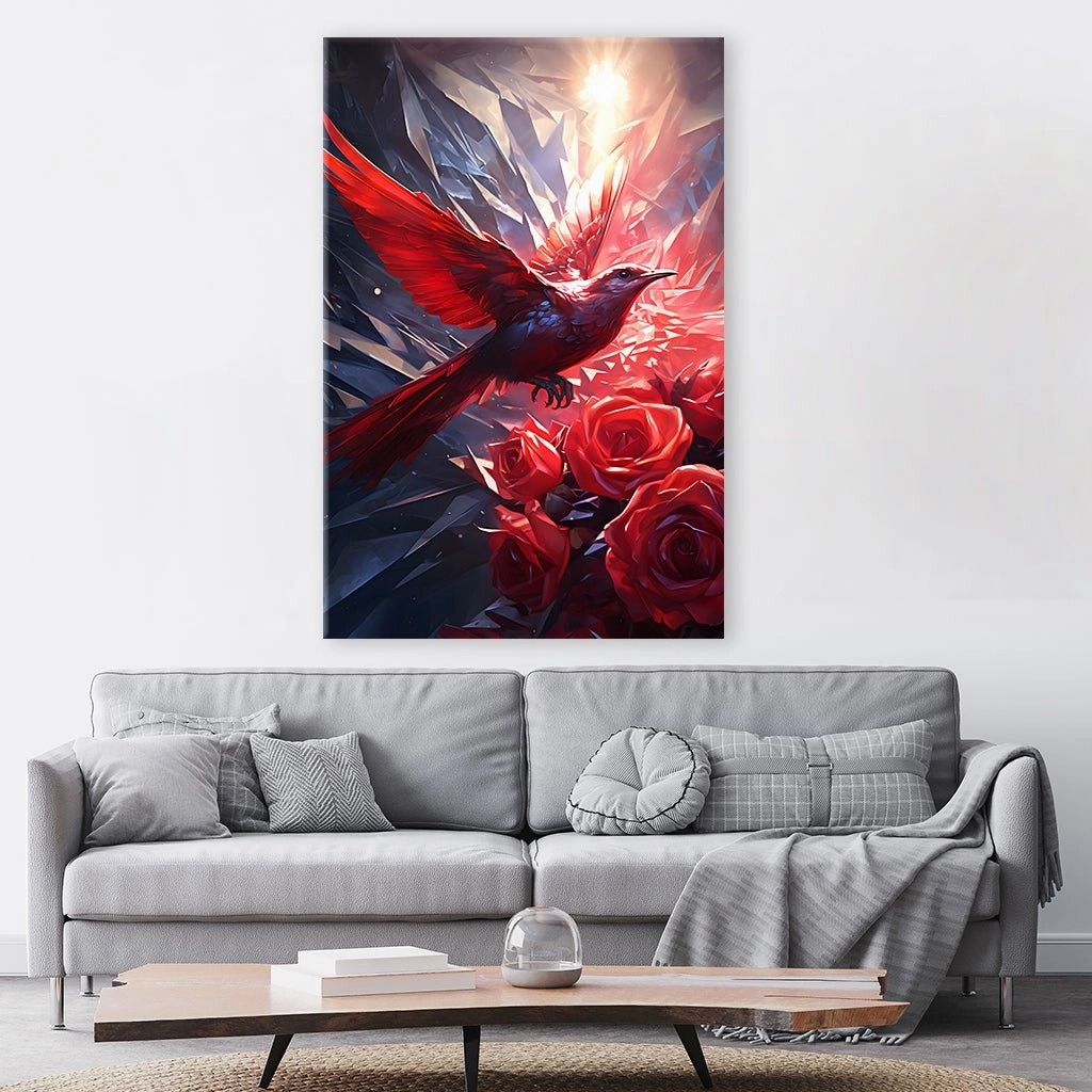 Firebird in Roses by Markus Mikolai
