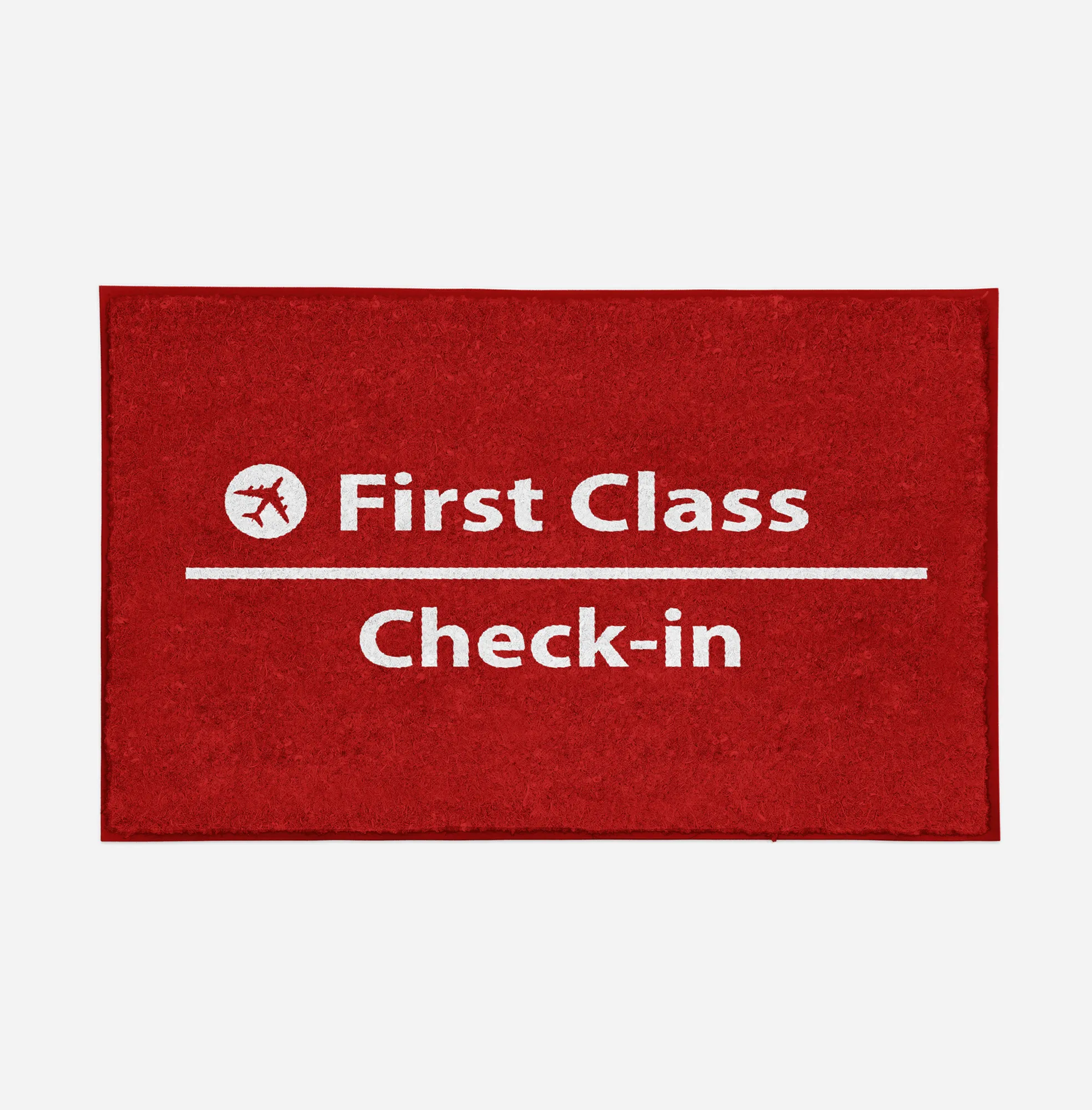 First Class - Check In Designed Door Mats