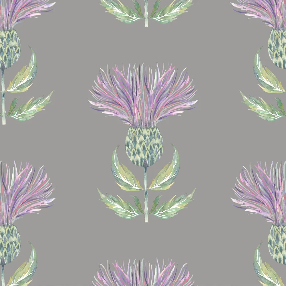Firth Printed Cotton Made to Measure Roman Blinds Granite