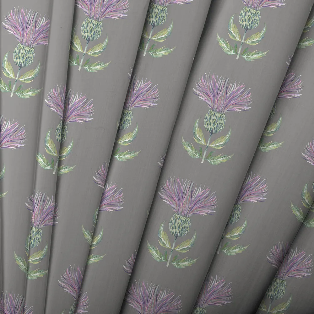 Firth Printed Cotton Made to Measure Roman Blinds Granite