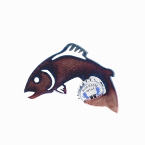 Fish Magnetic Bottle Opener minimalist art object  