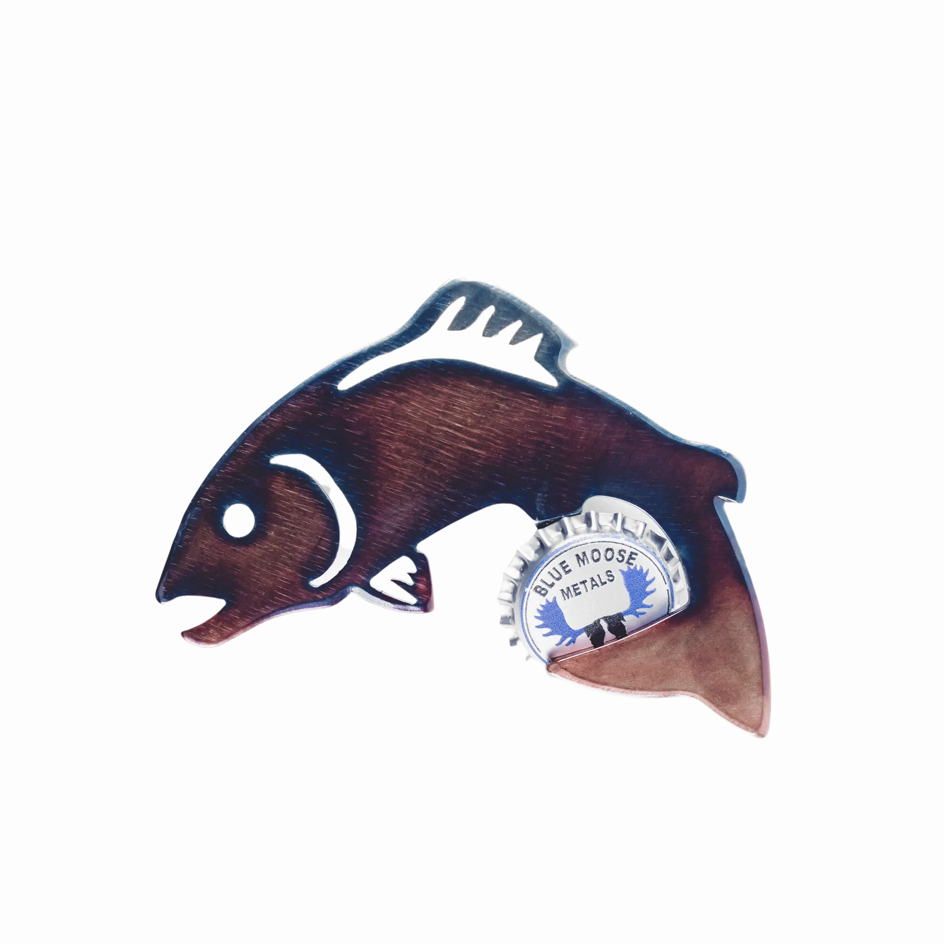 Fish Magnetic Bottle Opener minimalist art object  