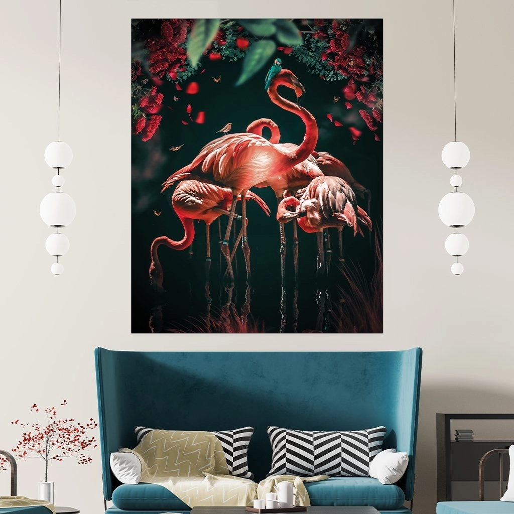 Flamingos by Zenzdesign 