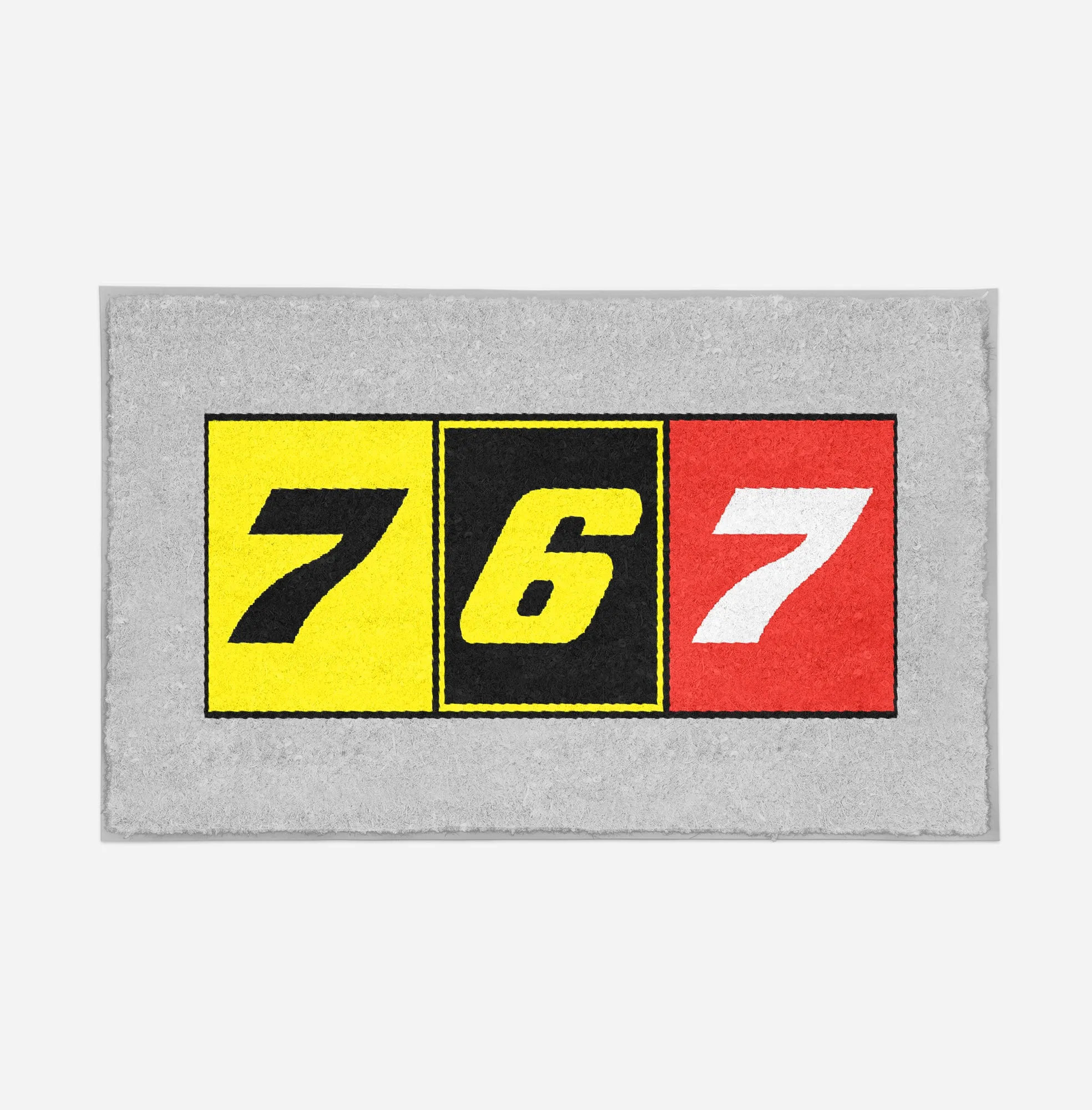 Flat Colourful 767 Designed Door Mats