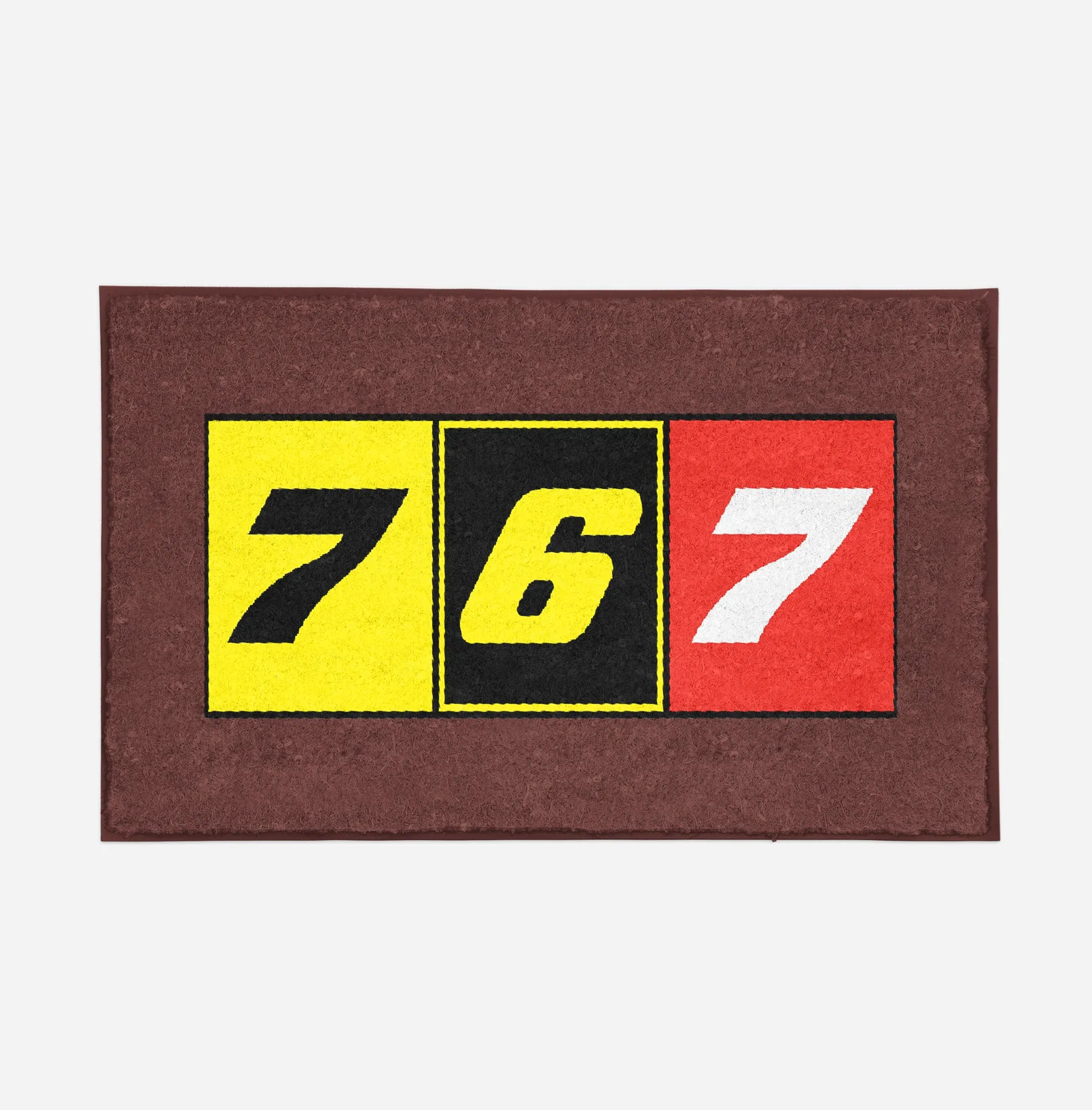 Flat Colourful 767 Designed Door Mats