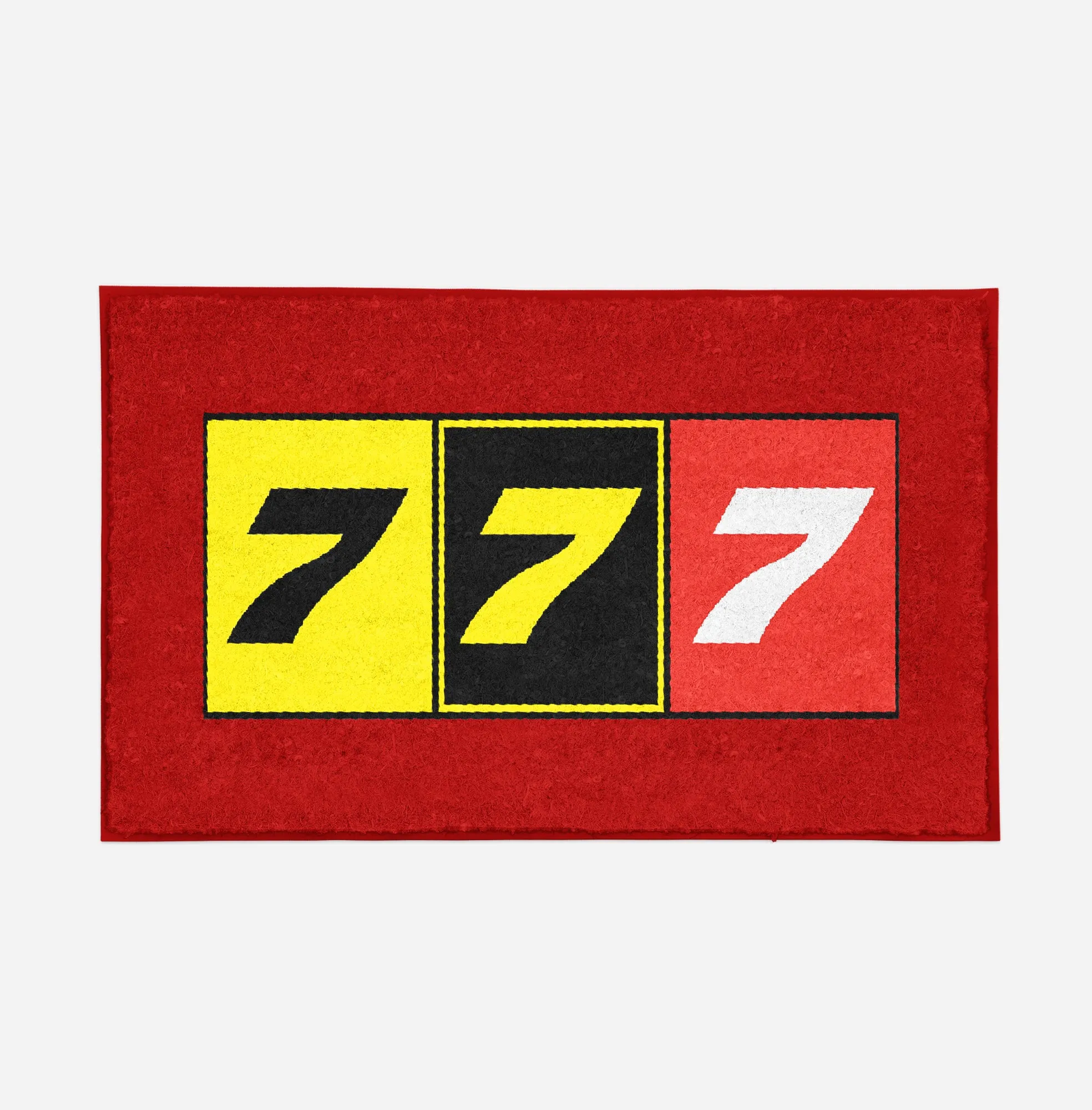 Flat Colourful 777 Designed Door Mats