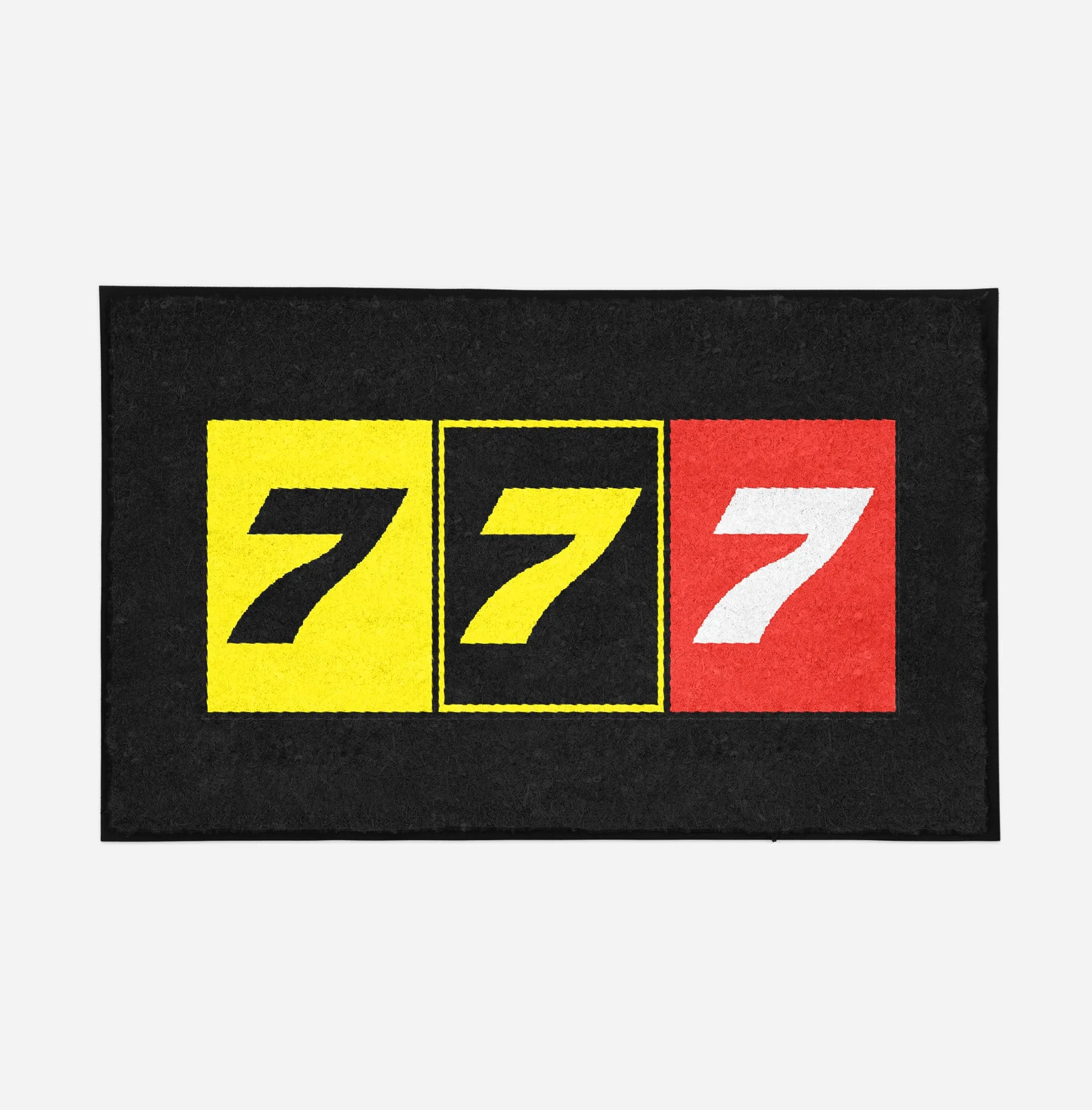 Flat Colourful 777 Designed Door Mats