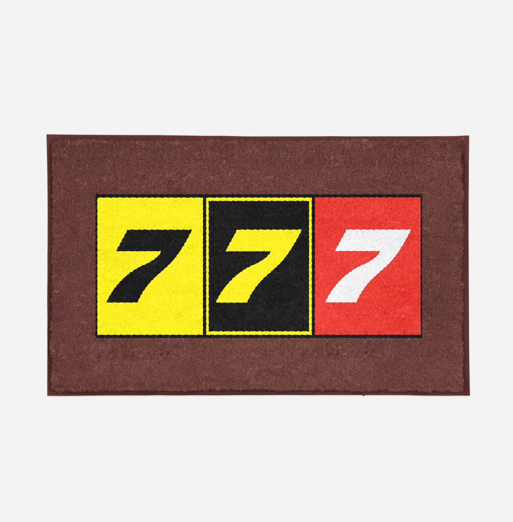 Flat Colourful 777 Designed Door Mats