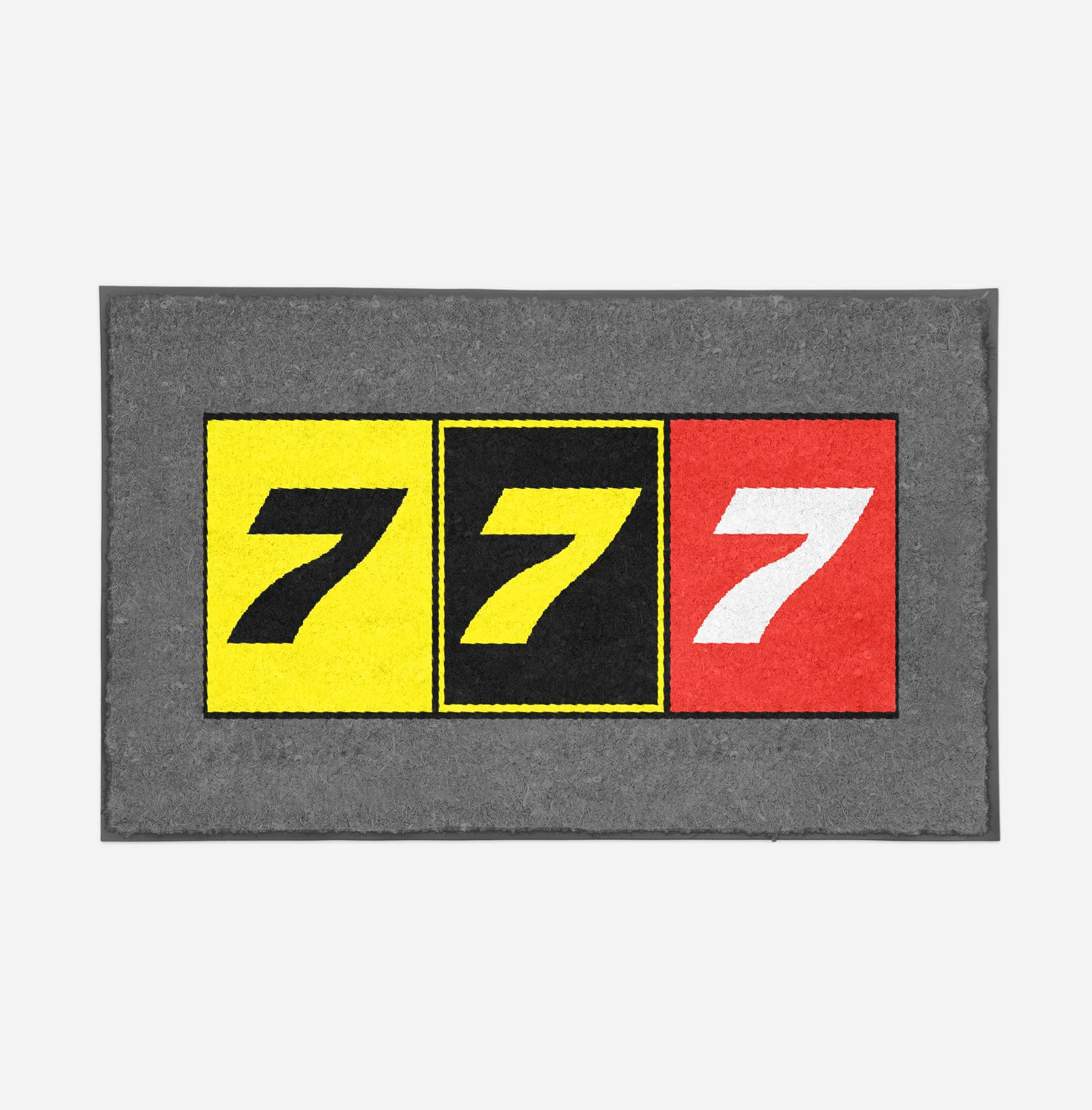 Flat Colourful 777 Designed Door Mats