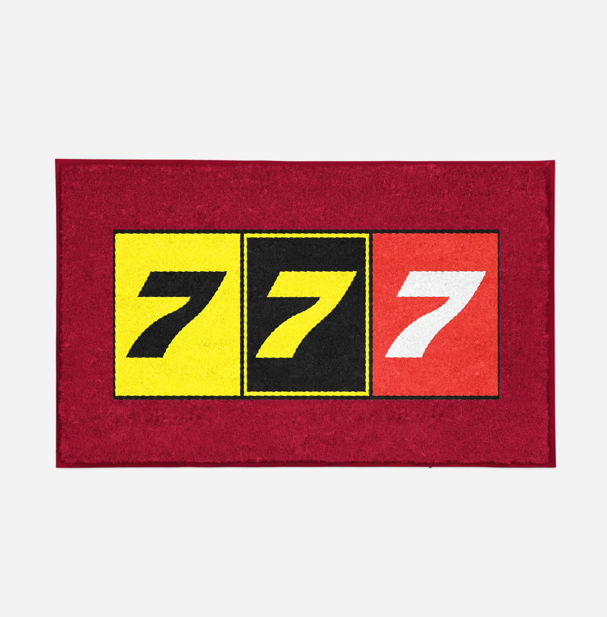 Flat Colourful 777 Designed Door Mats