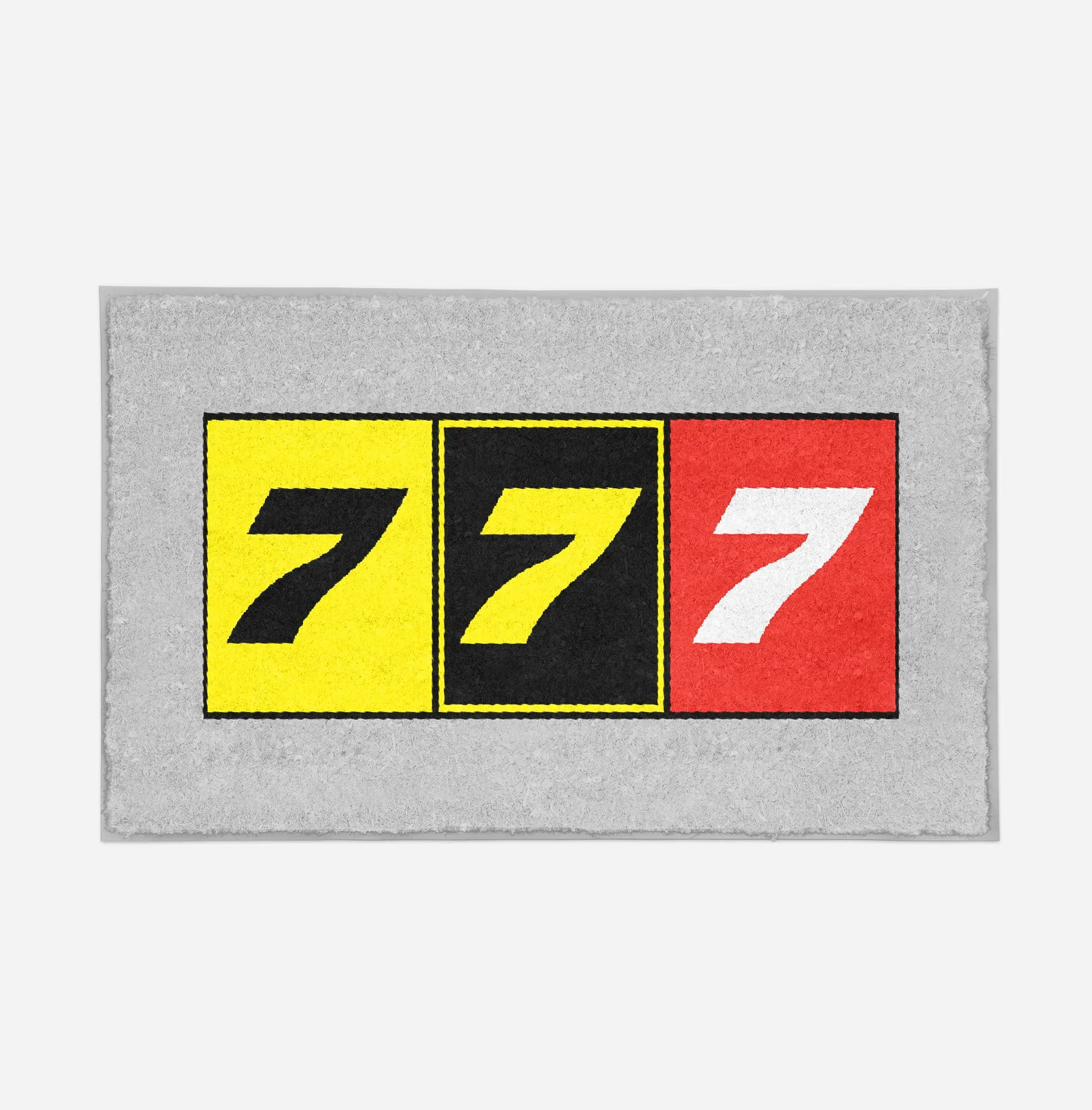 Flat Colourful 777 Designed Door Mats