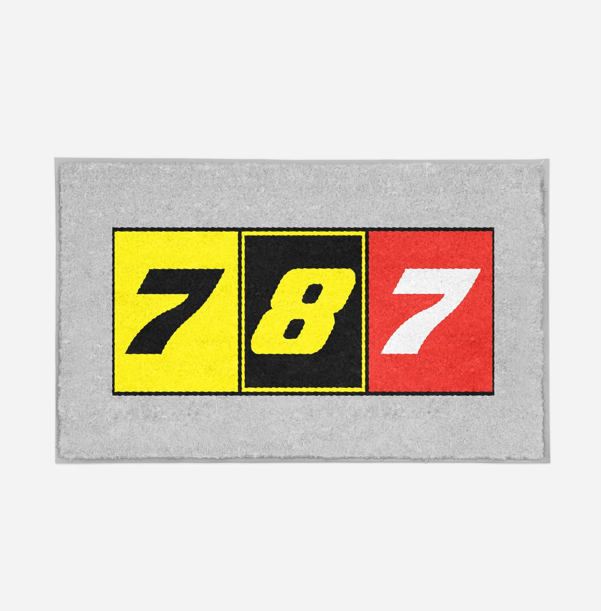 Flat Colourful 787 Designed Door Mats