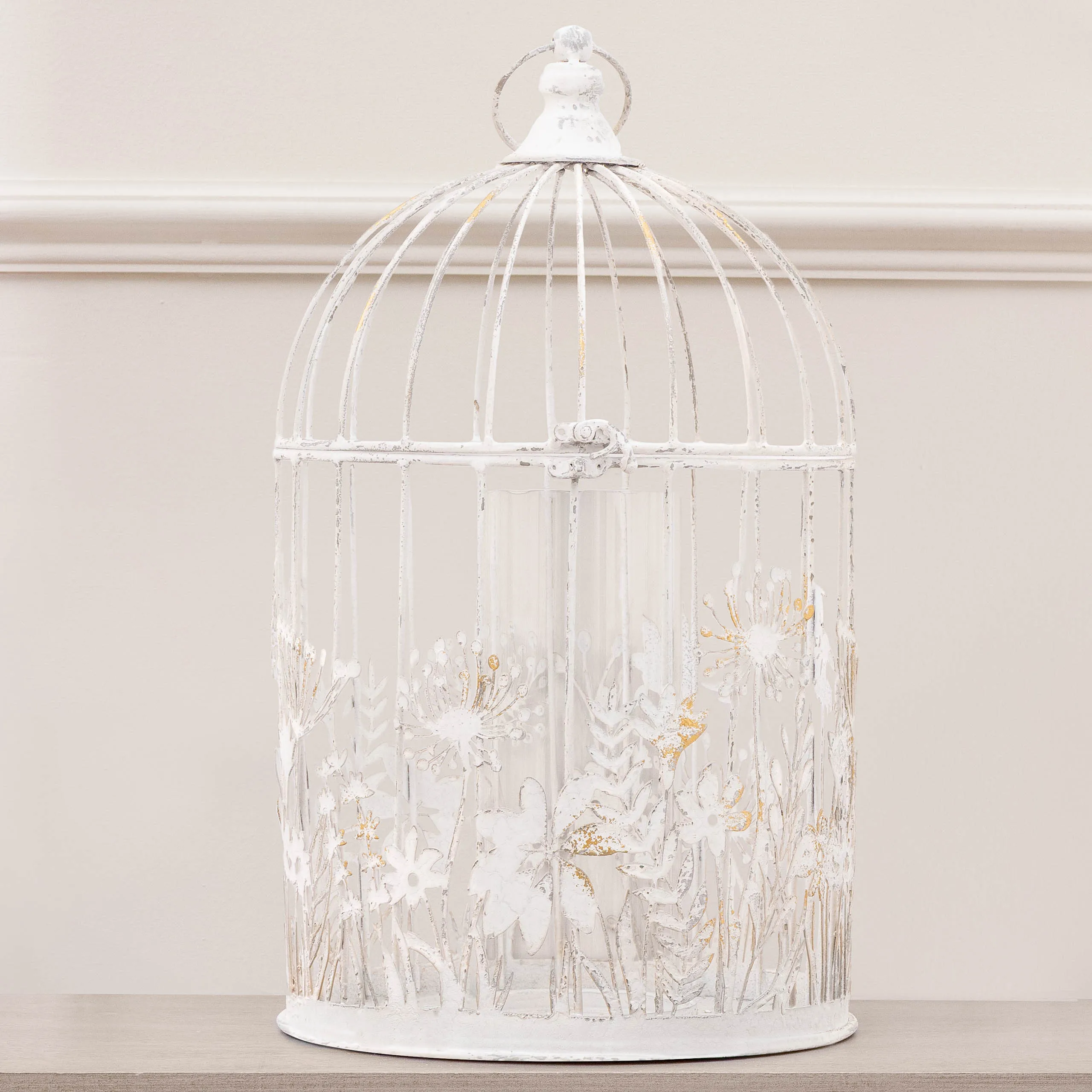 Fleur Et Faune Metal Floral Lantern White modern fashion rug  