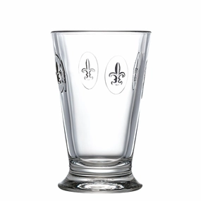 Fleur de Lys Ice Tea Glass, Set of 6 cute desktop display