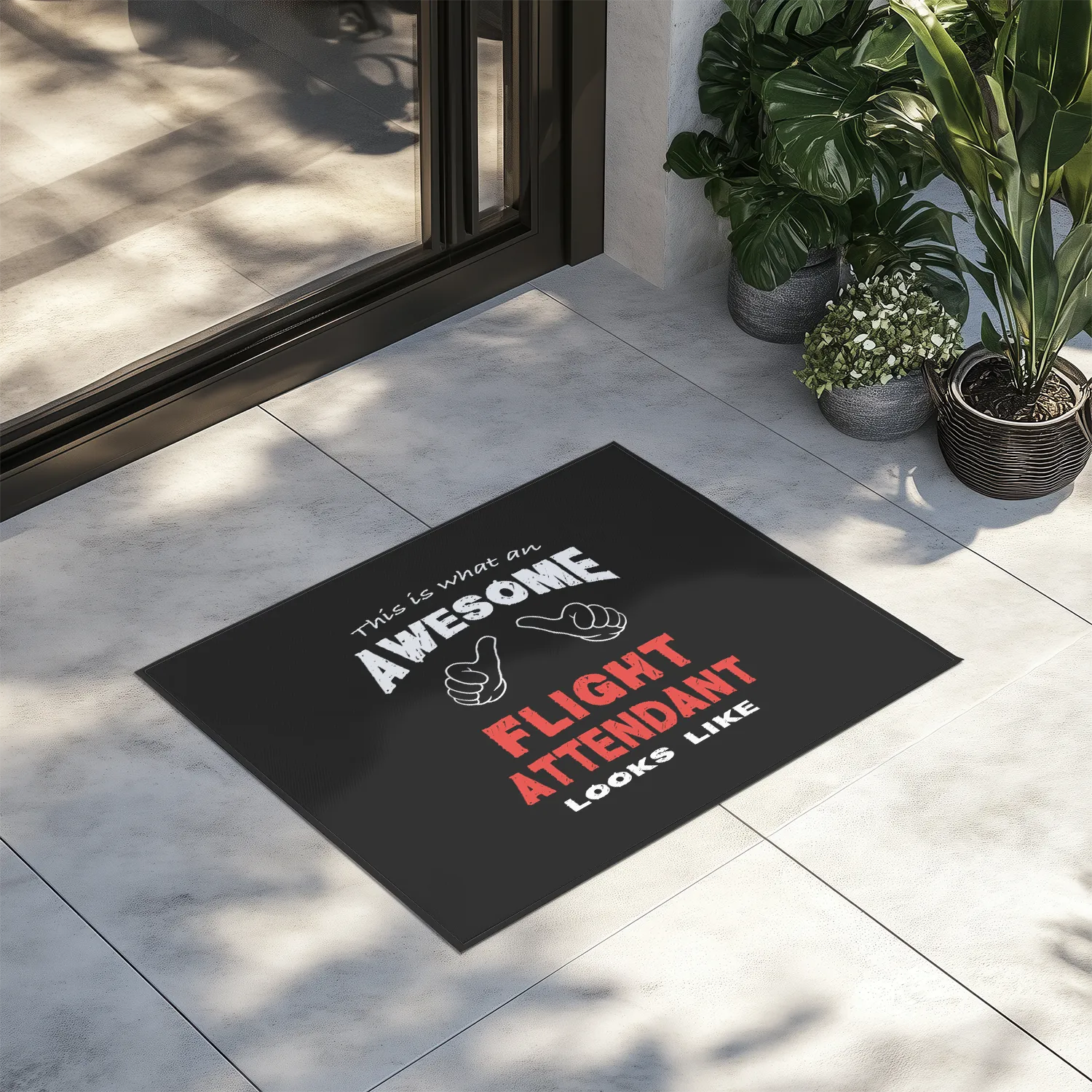 Flight Attendant Designed Door Mats door entrance rug