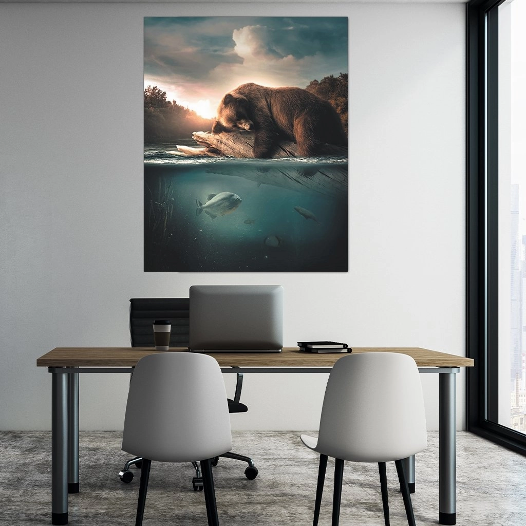 Floating Bear by Zenzdesign 
