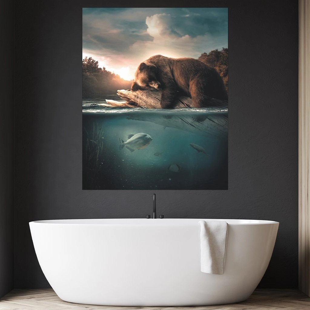 Floating Bear by Zenzdesign 