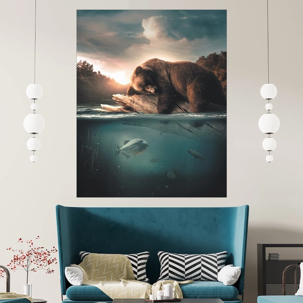 Floating Bear by Zenzdesign 