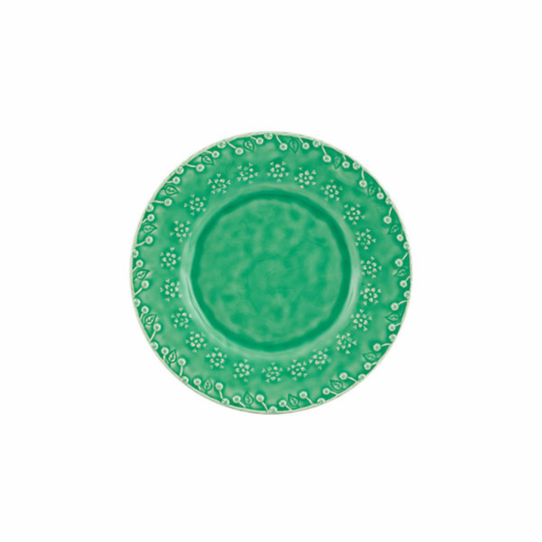 Flora Dessert Plate, Green cute desktop display